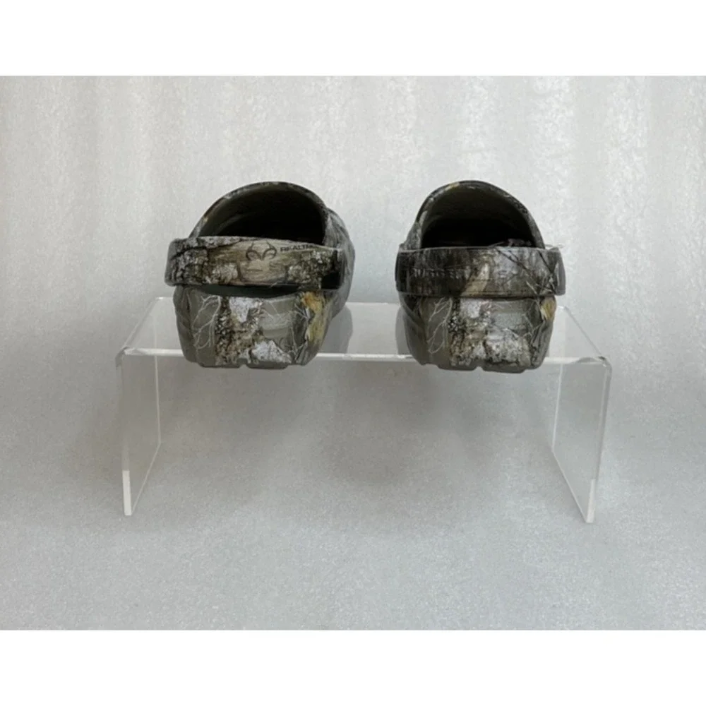 Rugged Shark Camo Real Tree Edge Eva Clogs Lightweight Slip on Boys Size 7 NEW